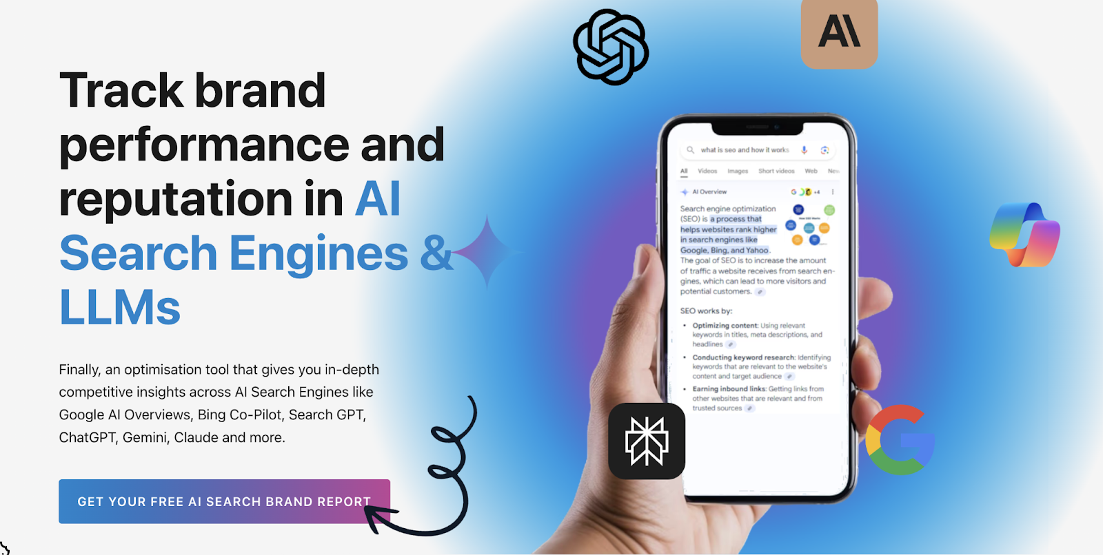 Authoritas says the tool tracks brand performance and reputation in AI search engines and LLMs.