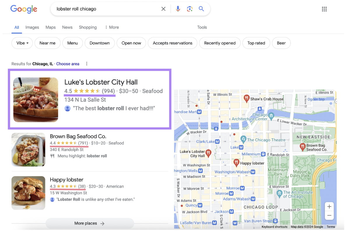 A local search in Chicago