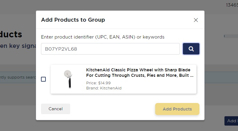 How to add a product to the &lsquo;Track Products&rsquo; tool in Product Research Pulse.