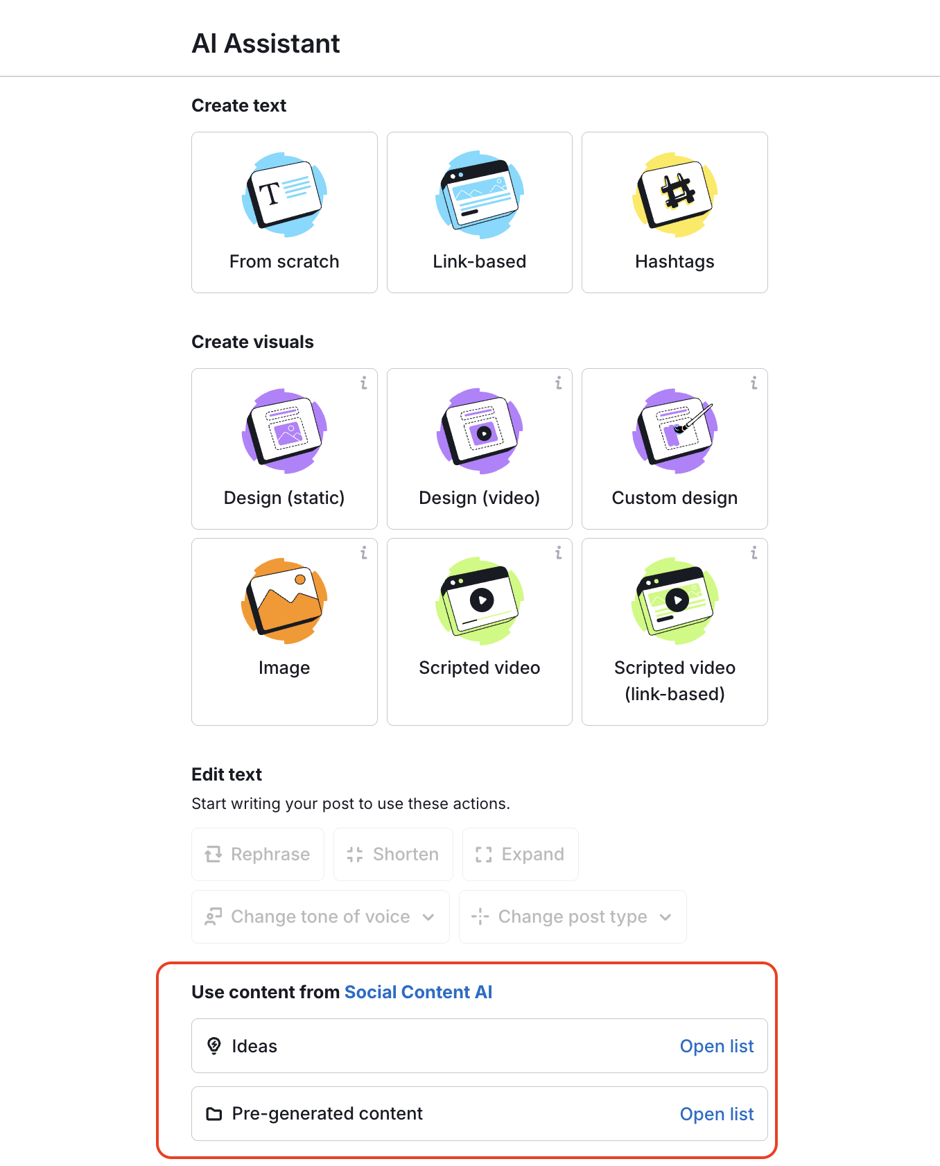 Creating Content with AI Assistant in Social Poster image 13