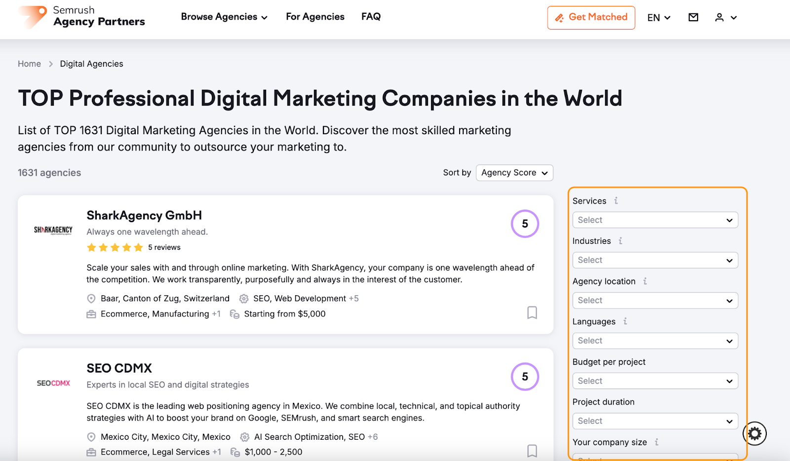 Agency Finder image 2